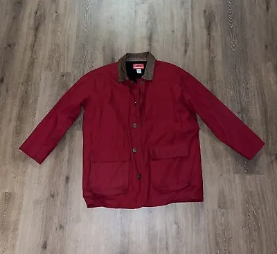 Vintage Marlboro Country Store Red Chore Coat Jacket Mens Size M • $48.40