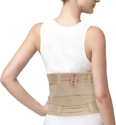 $14.95 • Buy Women's Back Support Brace Heavy Work Lift Exercise  Lumbar Relief Waist Belt