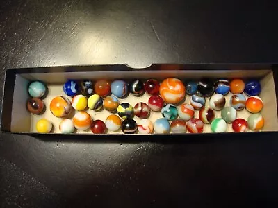 Wisconsin Estate Find Vintage Marble Lot (42) Shooters • $22.09