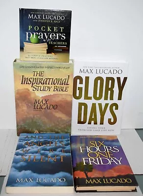 Lot Of 5 Max Lucado Books All LN Condition FREE SHIPPING !!! • $26.99