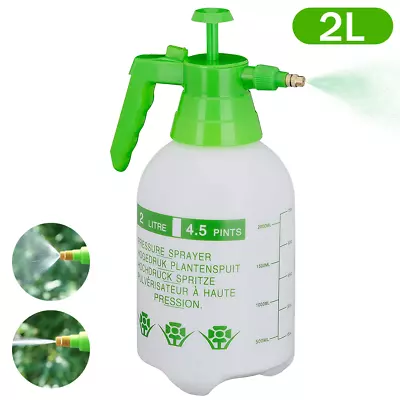 68oz /2L Hand-held Portable Water Sprayer Pump Pressure Garden Spray Bottle • $11.95