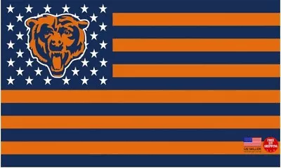 Chicago Bears FLAG 3X5 Chicago Football New Fast USA Shipping Da Bears • $17.21