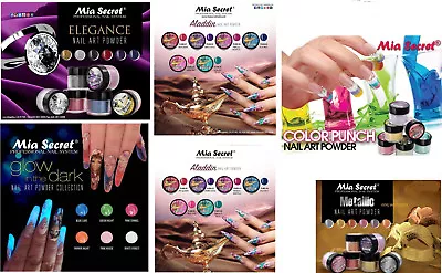 Mia Secret Nail Art Acrylic Collection Powder 6 Colors Set - CHOOSE YOUR SET • $24.99