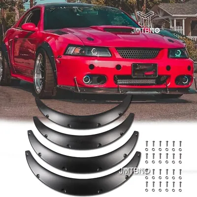 4.5  For Ford Mustang GT Fender Flares Flexible Wide Body Wheel Arches Extension • $69.88