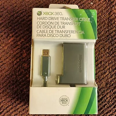 Microsoft Xbox 360 Hard Drive Transfer Cable Perfect In Distressed Box NICE! • $19.95