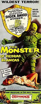 Monster Of Piedras Blancas Poster High Quality Metal Fridge Magnet 2x5 9867 • $8.95