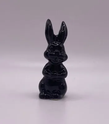 Wade Figurine Black Laughing Rabbit • $13.59