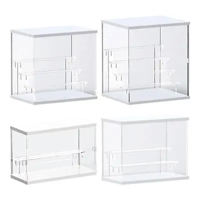 Acrylic Display Case Display Cabinet Dust-Proof Clear • £23.48
