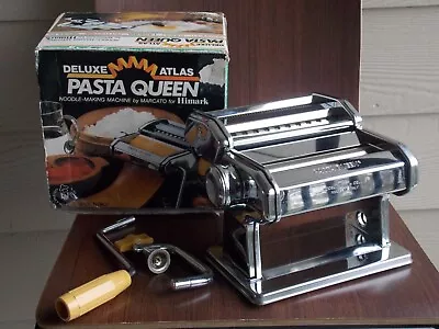 Deluxe Atlas Pasta Queen Noodle Making Machine By Marcato Himark • $45