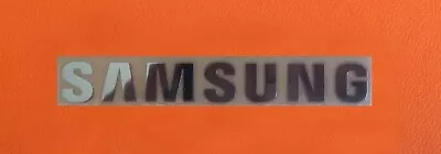 1 Pcs Sticker For SAMSUNG Label Aufkleber Badge Logo 30mm X 6mm Chrome Color • $2.50