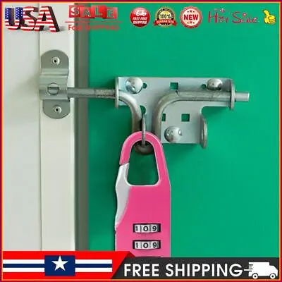 Mini 3 Digit Combination Padlock Zinc Alloy Travel Luggage Lock (Pink) • $5.49