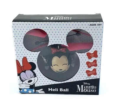 New Disney Minnie Mouse Laughing Heli Ball Indoor Helicopter Flying Toy USB • $12.77