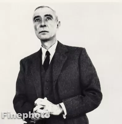 1958 Vintage RICHARD AVEDON Dr. Robert Oppenheimer Nuclear Physicist Photo Art • $137.26