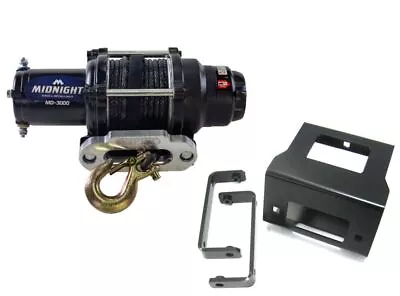 Viper 50 Ft Winch 3000 Lb Black W/ Mount For Polaris Sportsman 570 2011-20 • $209.98