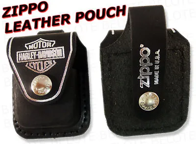 Zippo Harley Davidson Leather Pouch HDPBK Accessories • $13.98