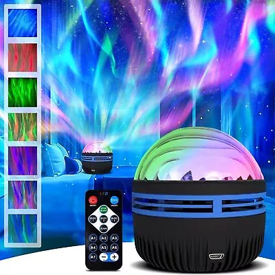 7 Light Effects Northern Lights Galaxy And Ocean Wave Projector Night Light UK • £6.99