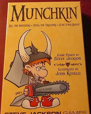 Munchkin SJG1408 Original Dungeon Adventure Card Game Steve Jackson Games NIB • $24.95