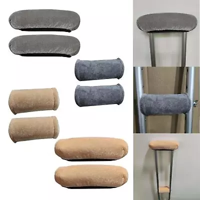 2x Crutch Pads Crutches Accessories Washable Padded Covers • £7.20