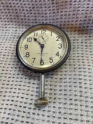 Vintage Antique Waltham Working Wind Up Car Auto Dash Clock 3  1930's • $23.50