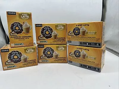 60 Donut Shop Keurig Pumpkin Caramel Cheesecake Latte Coffee K Cups EXP 06/24 • $39.99