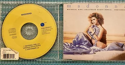 1995 German Import Yellow Series! Madonna Material Girl Dance Remix! CD Single  • $23.33