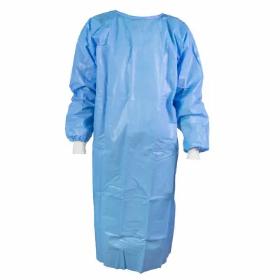 SMS Waxed Sterile Disposable Level 3 Surgical Gown With Fabric Cuff • $7.99