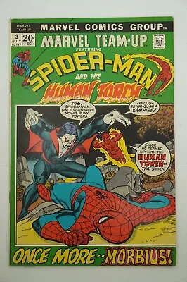 Marvel Team-up #3 3rd Morbius  Spider-man Human Torch Marvel 1972 Vf+ 8.5 • $89.99