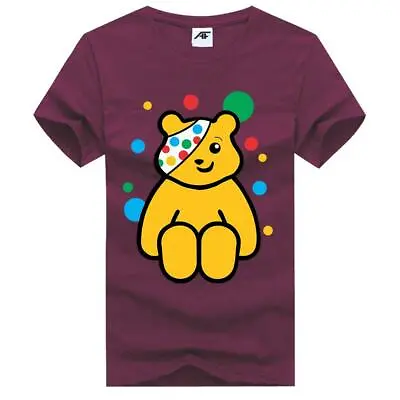 £9.96 • Buy Children In Need Logo Printed Ladies T-Shirts Short Sleeve Novelty Kids Wear