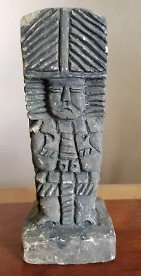 Vintage Aztec Mayan Carved Stone Sculpture Deity Statue Totem Antique Tribal  • $84.99