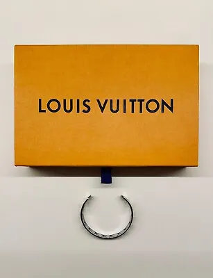 $320 • Buy Louis Vuitton Multi Cutout Monogram Jonc Cuff In Palladium
