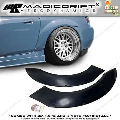 For HONDA S2000 AS REAR OVERFENDERS FENDER FLARES Polyurethane Plastic +30mm • $99.99