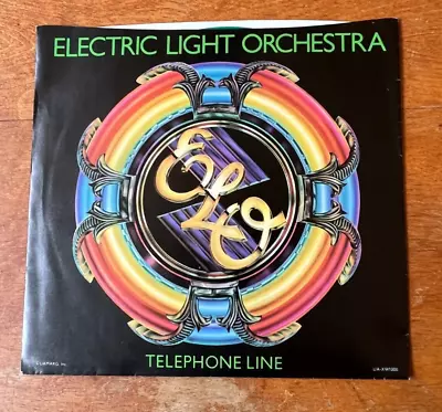 Electric Light Orchestra Telephone Line Picture Sleeve 45 Green Vinyl- NM- • $4.99