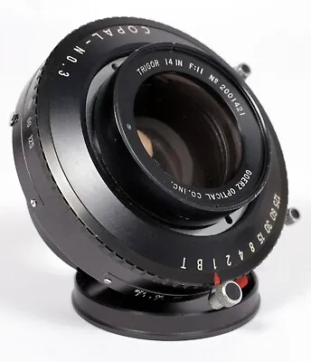 KERN Goerz Trigor Blue Dot 14  [355mm] F11 Lens In Copal #3 Shutter #8635 • $1980