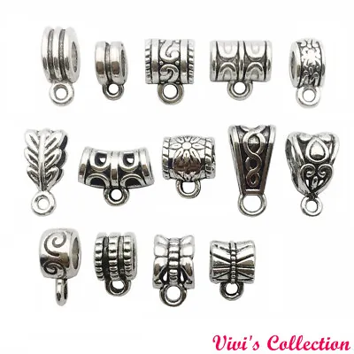 120Pcs Tibetan Silver Charms Mixed Beads Pendants Jewellery Making Crafts Mix • £5.99