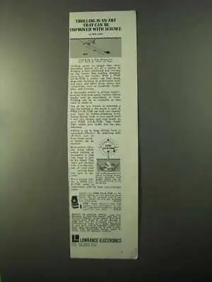 1971 Lowrance Electronics Fish Lo-K-Tor Ad - Trolling • $19.99
