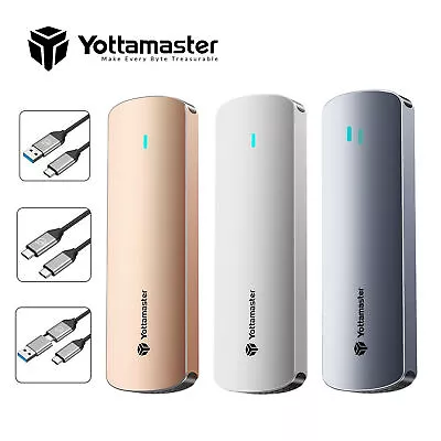 Yottamaster M.2 NVME TO USB 3.2 Enclosure Type-C Case Adapter SSD SATA External • $15.99