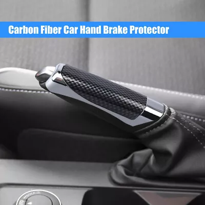 Carbon Fiber Style Car Hand Brake Protector Cover For Auto Interior Accessories • $8.44