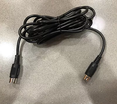 Hosa MIDI Black Cable 5-pin DIN Male To Male Ten 10 Ft Feet • $3
