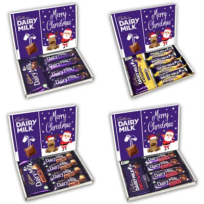 Cadburys Dairy Milk / Fruit And Nut / Wholenut / Caramel Christmas Gift Box • £12.99