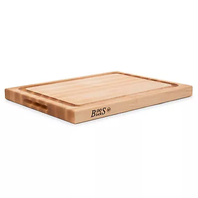 John Boos Large Maple Wood Edge Grain Reversible Cutting Board 20  X 15  X 1.5  • $129.95