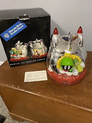 Marvin Martian K-9 Spaceship Cookie Jar MIB 2000 Lights NOT Working • $125