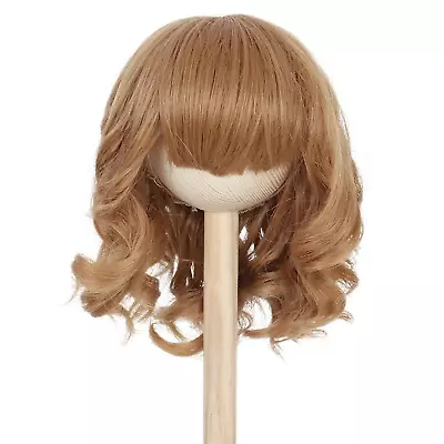  Baby Doll Wig Short Brown Curly 7-8 Inch17Cm-19Cm'S Head 1/4 Girl Doll  • $25.96