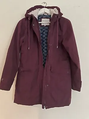 Quba Sails Jacket Size 10 Maroon • £10