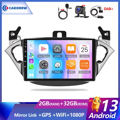 2+32GB 9  Android 13 Car Stereo Radio GPS Navi WIFI DAB+ For Opel Corsa E/ Adam • £149.99