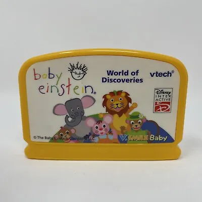$13.95 • Buy Vtech V Smile Baby Baby Einstein World Of Discoveries Disney Interactive 