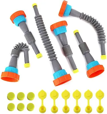 6pk Gas Spout Replacement Replace Old Gas Can Fill Kit Fuel Diesel Water Durable • $19.75