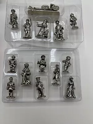 Village Square Christmas Metal Figures Mervyns 1993 Lot Of 2 • $25.49