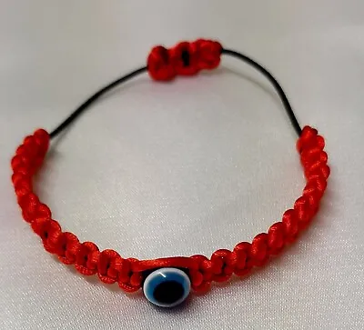 Kabbalah Red String Protection Lucky Evil Bracelet With Eye  • £3.68