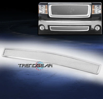 $74.95 • Buy 07-13 Gmc Sierra 1500/10 2500/3500 Hd Denali Bumper Lower Stainless Mesh Grille