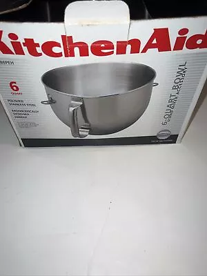 KitchenAid 6QT Stainless Steel Stand Mixer Bowl KN2B6PEH In Box • $59.99